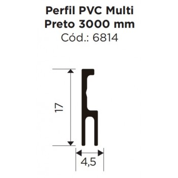 PERFIL ROMETAL PVC MULTI